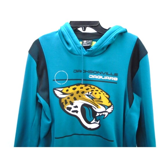 Nike NFL On-Field Jacksonville Jaguars Hoodie Sideline Logo Dri-Fit Mens Size M - Picture 2 of 10